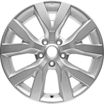 New 18" 2011-2014 Nissan Murano Silver Replacement Alloy Wheel - 62562 - Factory Wheel Replacement