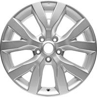 New 18" 2011-2014 Nissan Murano Silver Replacement Alloy Wheel - 62562 - Factory Wheel Replacement