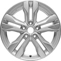 New 17" 2011-2015 Nissan Rogue Silver Replacement Alloy Wheel - 62574