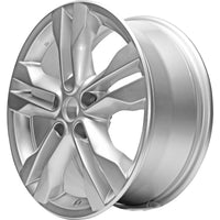 New 17" 2011-2015 Nissan Rogue Silver Replacement Alloy Wheel - 62574 - Factory Wheel Replacement