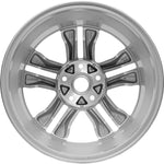 New 17" 2011-2015 Nissan Rogue Silver Replacement Alloy Wheel - 62574 - Factory Wheel Replacement