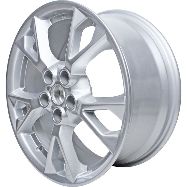 New 18" 2012-2015 Nissan Maxima Silver Replacement Alloy Wheel - 62582 - Factory Wheel Replacement