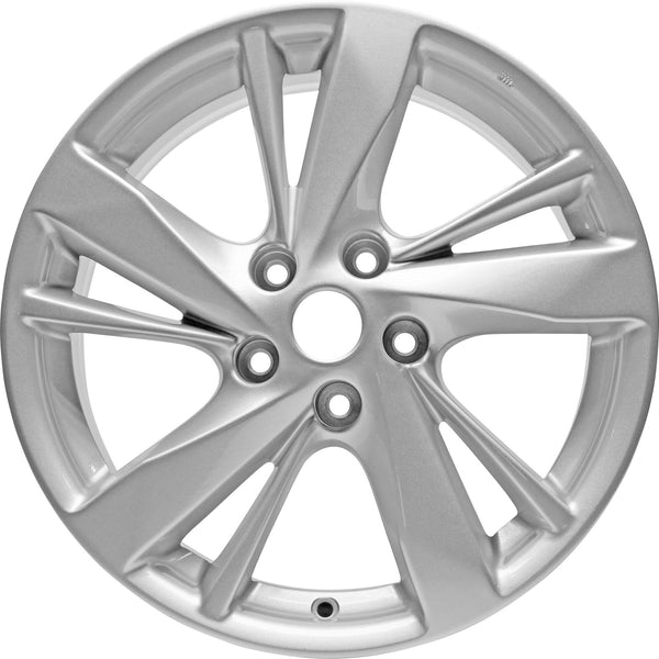 New 17" 2013-2015 Nissan Altima Silver Replacement Alloy Wheel - 62593 - Factory Wheel Replacement