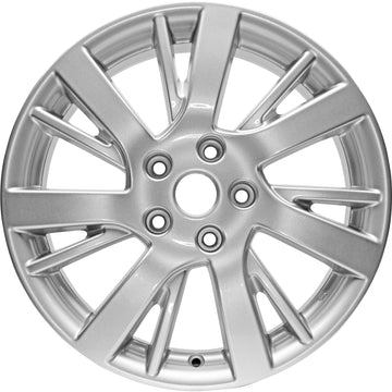 New 17" 2013-2016 Nissan Sentra Silver Replacement Alloy Wheel - 62601
