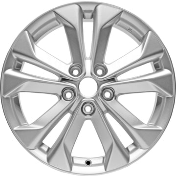 New 17" 2014-2018 Nissan Rogue Silver Replacement Alloy Wheel - 62617