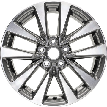 New 17" 2016-2018 Nissan Altima Machine Charcoal Replacement Wheel - 62719