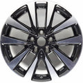 New 17" 2016-2018 Nissan Altima Machine Black Replacement Wheel - 62719