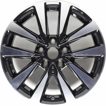 New 17" 2016-2018 Nissan Altima Machine Black Replacement Wheel - 62719