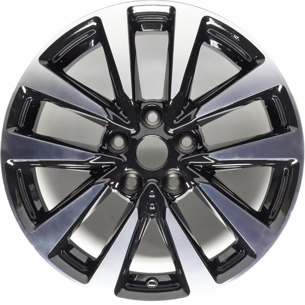 New 17" 2016-2018 Nissan Altima Machine Black Replacement Wheel - 62719 - Factory Wheel Replacement