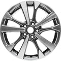 New 18" 2016-2018 Nissan Altima Machine Grey Replacement Alloy Wheel - 62720