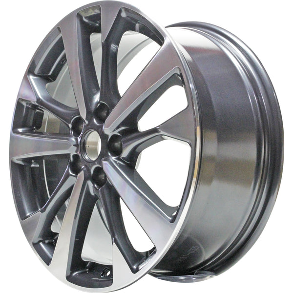 New 18" 2016-2018 Nissan Altima Machine Grey Replacement Alloy Wheel - 62720 - Factory Wheel Replacement