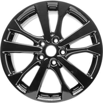 New 18" 2016-2018 Nissan Altima Gloss Black Replacement Alloy Wheel - 62720