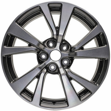 New 18" 2016-2019 Nissan Maxima Machine Charcoal Replacement Alloy Wheel - 62721