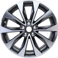 New 19" 2016-2019 Nissan Maxima Machine Charcoal Replacement Alloy Wheel - 62723