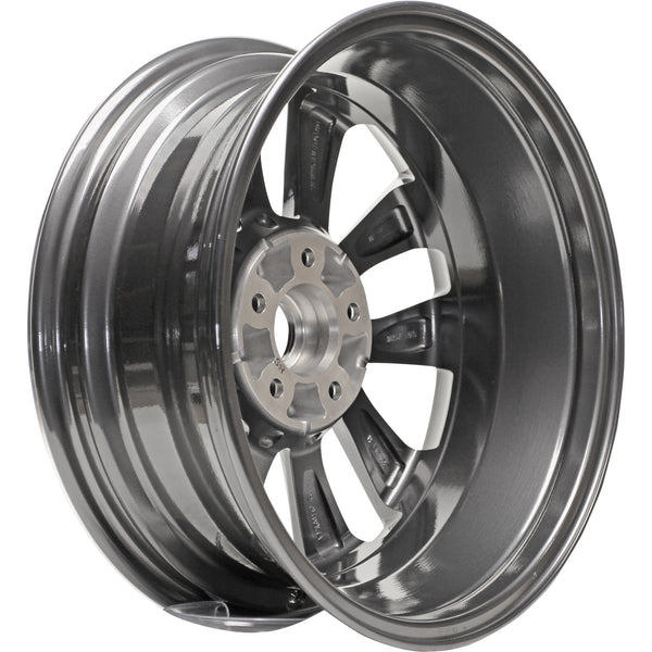 New 17" 2016-2019 Nissan Sentra Machine Charcoal Replacement Alloy Wheel - 62730 - Factory Wheel Replacement