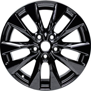 New 17" 2016-2019 Nissan Sentra Gloss Black Replacement Alloy Wheel - 62730