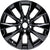 New 17" 2016-2019 Nissan Sentra Gloss Black Replacement Alloy Wheel - 62730 - Factory Wheel Replacement