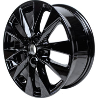 New 17" 2016-2019 Nissan Sentra Gloss Black Replacement Alloy Wheel - 62730 - Factory Wheel Replacement