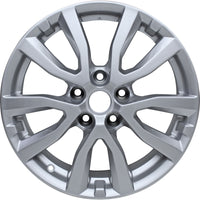 New 17" 2017-2020 Nissan Rogue Silver Replacement Alloy Wheel - 62746 - Factory Wheel Replacement