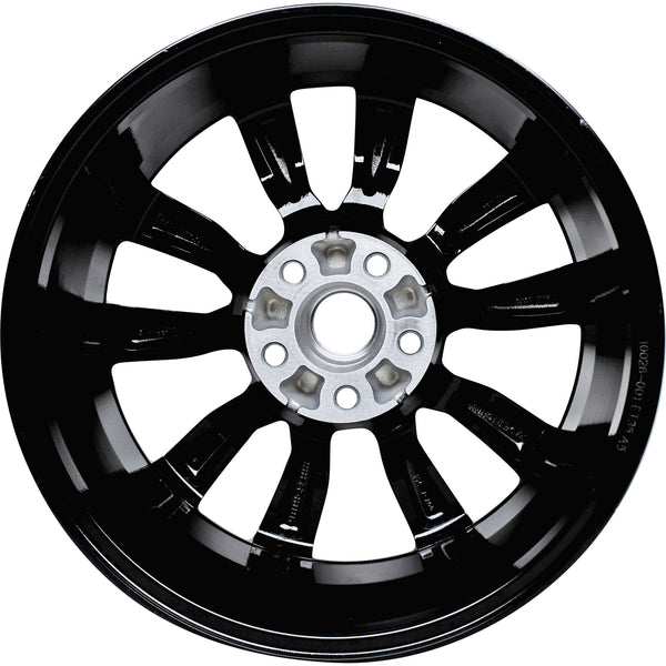 New 17" 2017-2020 Nissan Rogue Black Replacement Alloy Wheel - 62746 - Factory Wheel Replacement