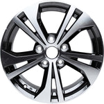 New 16" 2020-2023 Nissan Sentra Machined and Black Replacement Alloy Wheel - 62822 - Factory Wheel Replacement