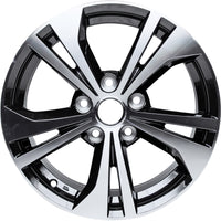 New 16" 2020-2023 Nissan Sentra Machined and Black Replacement Alloy Wheel - 62822 - Factory Wheel Replacement
