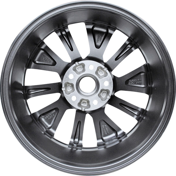 New 17" 2020-2023 Nissan Sentra Machined and Grey Replacement Alloy Wheel - 62824 - Factory Wheel Replacement