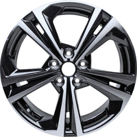 New 18" 2020-2023 Nissan Sentra SR Machined and Black Replacement Alloy Wheel - 62825 - Factory Wheel Replacement