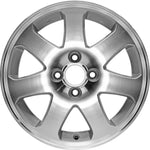 New Set of 4 15" 1999-2000 Honda Civic Si Reproduction Alloy Wheels - Machine Silver - 63793 - Factory Wheel Replacement