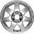 New Set of 4 15" 1999-2000 Honda Civic Si Reproduction Alloy Wheels - Machine Silver - 63793 - Factory Wheel Replacement