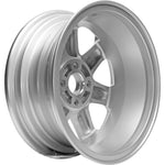 New Set of 4 15" 1999-2000 Honda Civic Si Reproduction Alloy Wheels - Machine Silver - 63793 - Factory Wheel Replacement