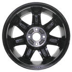 New Set of 4 15" 1999-2000 Honda Civic Si Reproduction Alloy Wheels - Machine Black - Factory Wheel Replacement