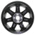 New Set of 4 15" 1999-2000 Honda Civic Si Reproduction Alloy Wheels - Machine Black - Factory Wheel Replacement