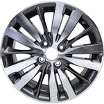 New 16" 2015-2020 Honda Fit Machined and Charcoal Replacement Alloy Wheel - 64073 - Factory Wheel Replacement