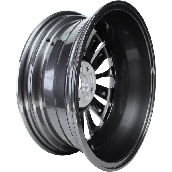 New 16" 2015-2020 Honda Fit Machined and Charcoal Replacement Alloy Wheel - 64073 - Factory Wheel Replacement