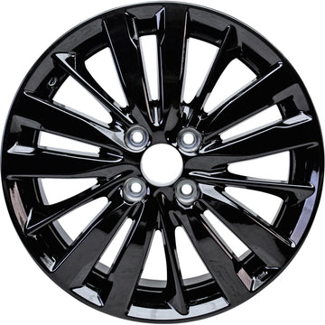 New 16" 2017-2020 Honda Fit Gloss Black Replacement Alloy Wheel - 64073
