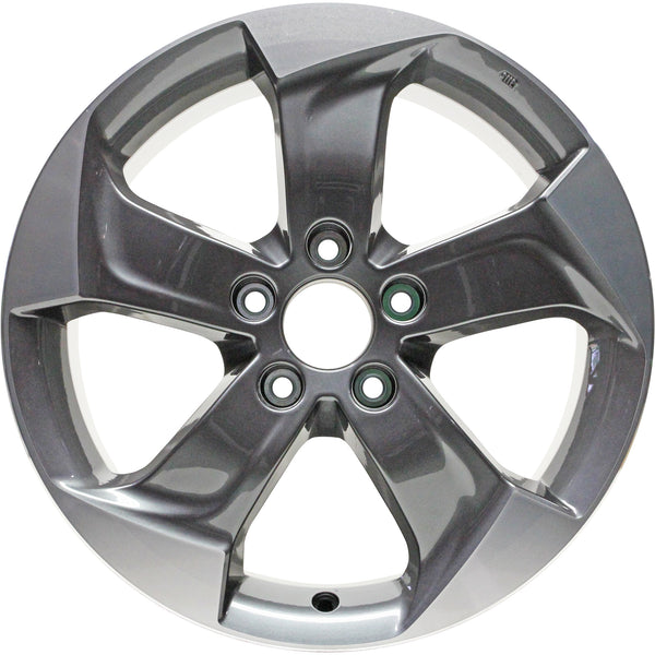 New 17" 2018 Honda HR-V Machine Charcoal Replacement Alloy Wheel - 64075 - Factory Wheel Replacement