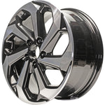 New 17" 2016-2017 Honda Accord Replacement Black Machined Alloy Wheel - 64080 - Factory Wheel Replacement