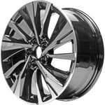 New 18" 2016-2017 Honda Accord Black Machined Replacement Alloy Wheel - 64081 - Factory Wheel Replacement