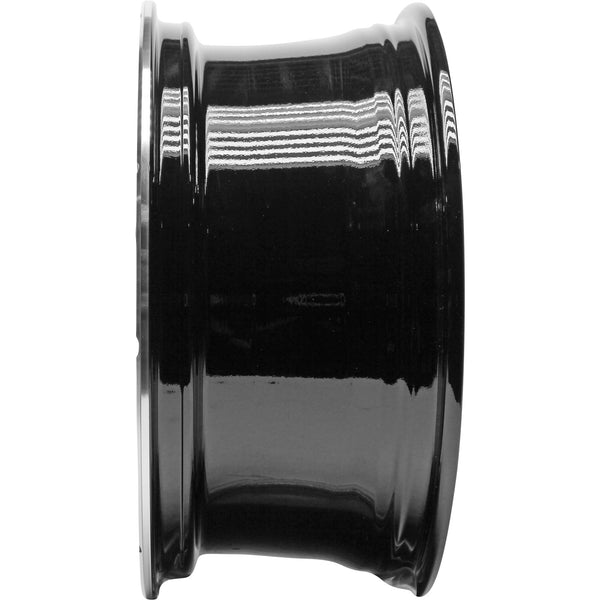 New 18" 2016-2017 Honda Accord Black Machined Replacement Alloy Wheel - 64081 - Factory Wheel Replacement
