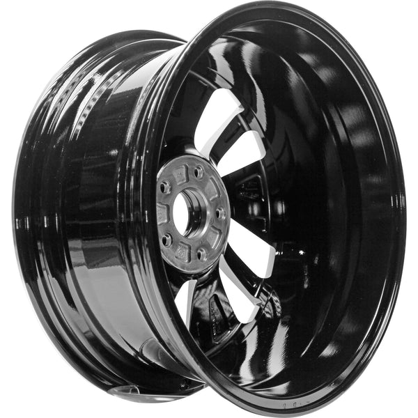New 18" 2016-2017 Honda Accord Black Machined Replacement Alloy Wheel - 64081 - Factory Wheel Replacement