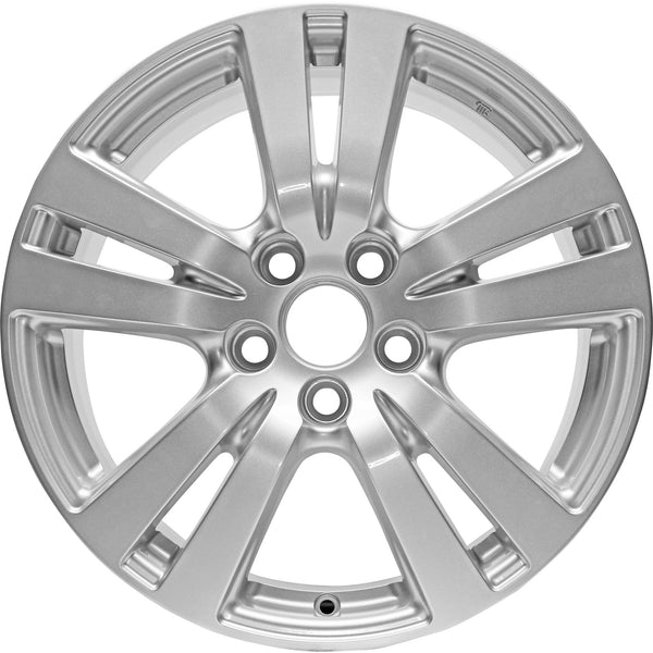 New 18" 2017-2019 Honda Ridgeline All Silver Replacement Alloy Wheel - 64088 - Factory Wheel Replacement