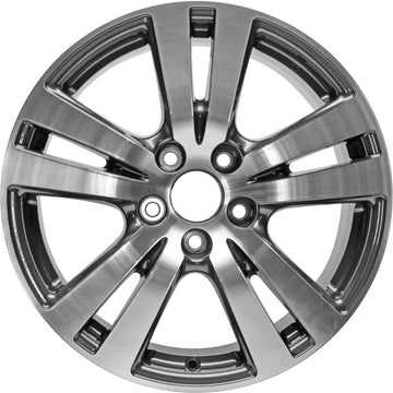 New 18" 2016-2018 Honda Pilot Machine Charcoal Replacement Alloy Wheel - 64088