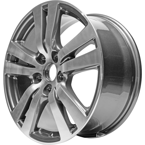 New 18" 2017-2019 Honda Ridgeline Machine Charcoal Replacement Alloy Wheel - 64088 - Factory Wheel Replacement