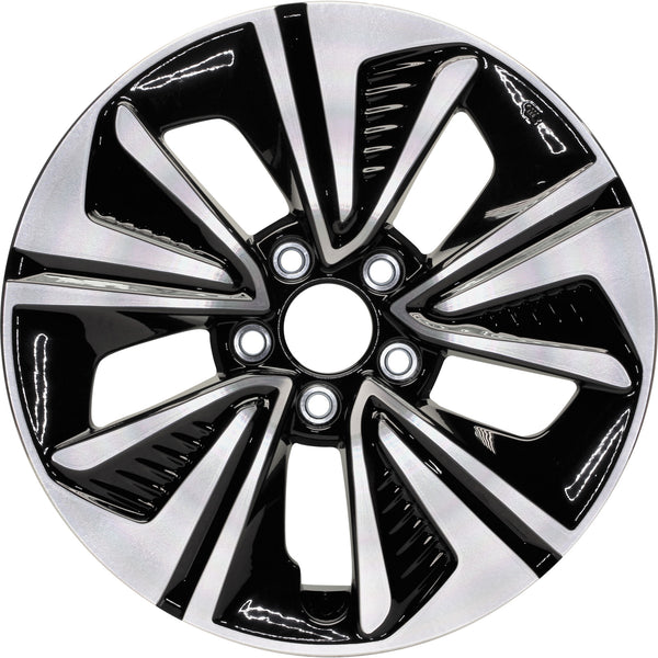 New 17" 2016-2019 Honda Civic Bright Machined Replacement Alloy Wheel