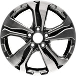 New Set of 4 Black Reproduction 2.75" Center Caps for Alloy Wheels from 2017-2020 Honda CR-V - Factory Wheel Replacement