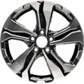 New 17" 2017-2022 Honda CR-V Black Machine Replacement Alloy Wheel - 64110