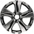 17" 2017-2022 Honda CR-V Black Machine Replacement Alloy Wheel