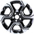 18" 2017-2019 Honda CR-V Machined and Black Replacement Alloy Wheel