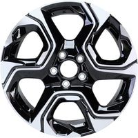 New Set of 4 Black Reproduction 2.75" Center Caps for Alloy Wheels from 2017-2020 Honda CR-V - Factory Wheel Replacement